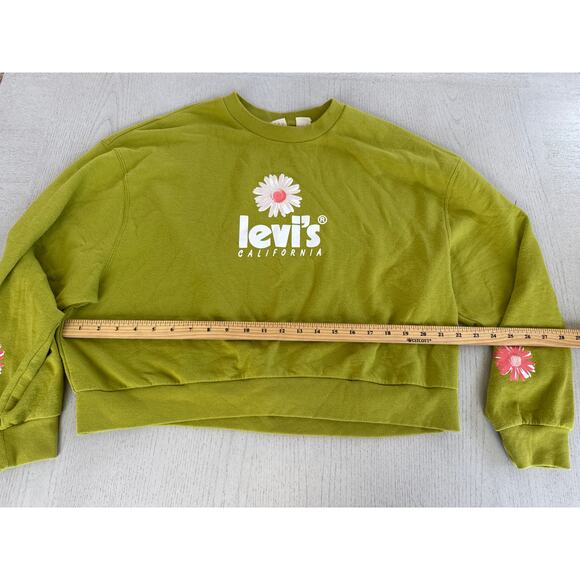 Levis Graphic Vintage Crew Sweatshirt RomcomCore Indie Sleaze - Picture 4 of 5